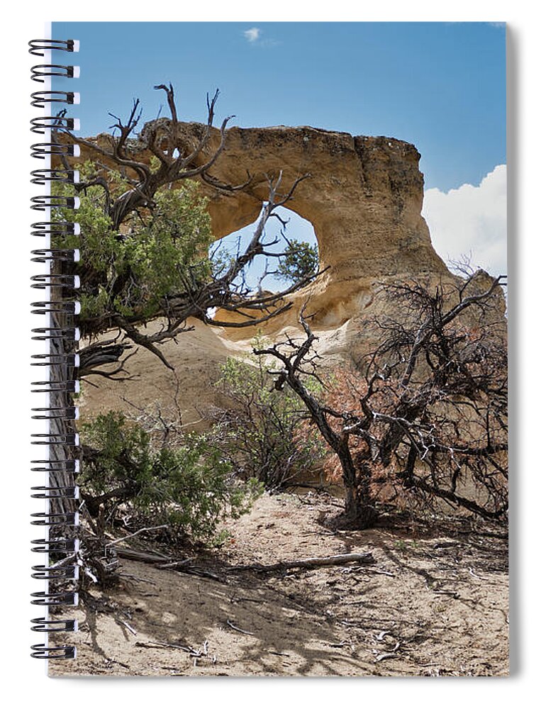 Landscapes Spiral Notebook featuring the photograph Natural Arch by Segura Shaw Photography