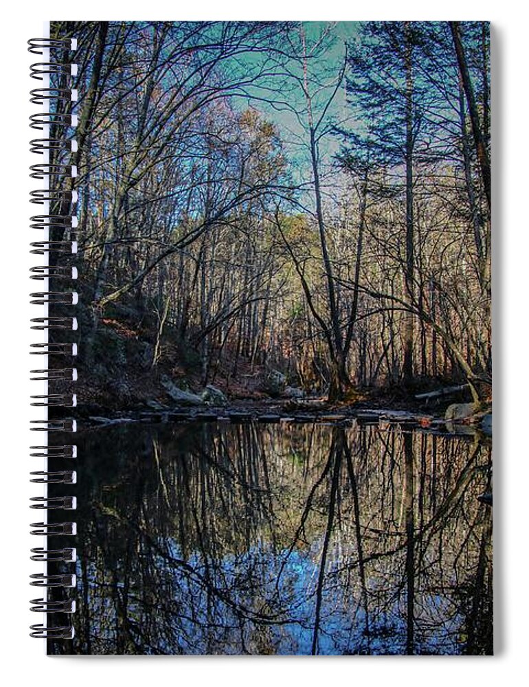 Otter Creek Spiral Notebook featuring the photograph Nature's Reflections by Deb Beausoleil