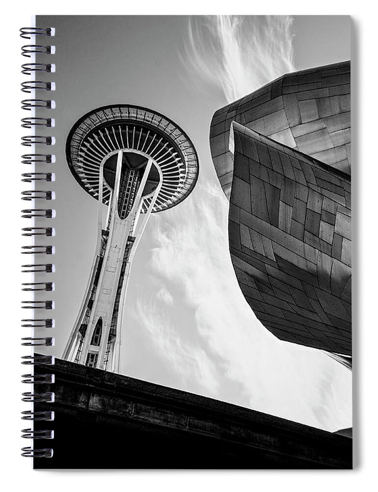Seattle Spiral Notebook featuring the photograph Needle In A Haystack by Carmen Kern