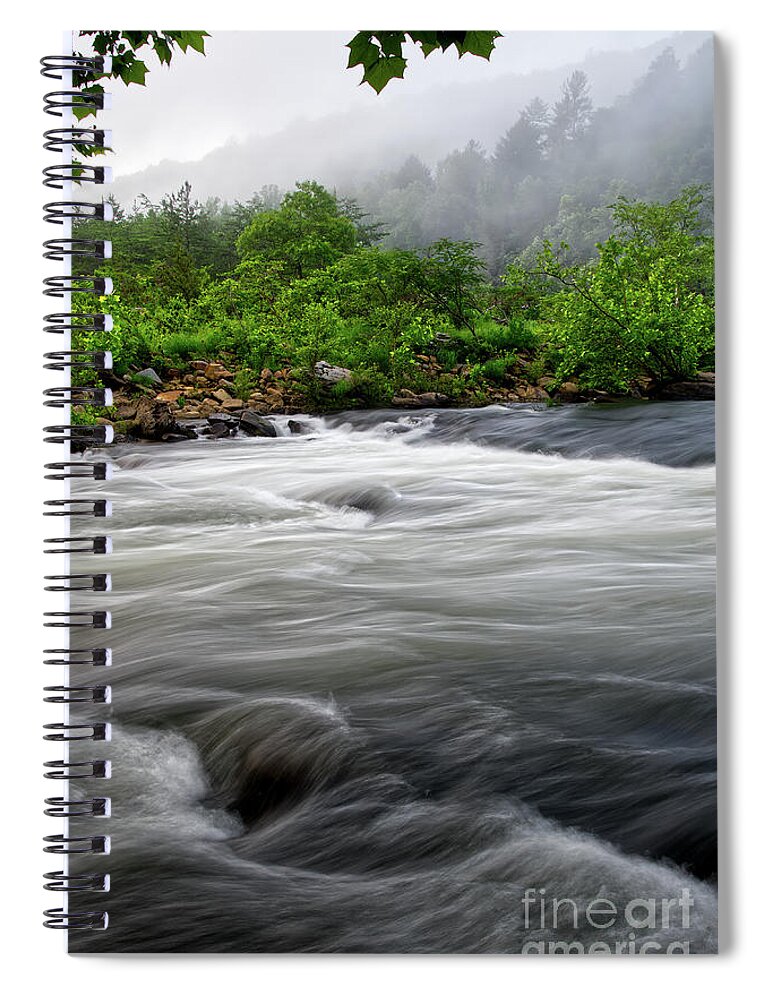 Nemo Rapids Spiral Notebook featuring the photograph Nemo Rapids 11 by Phil Perkins