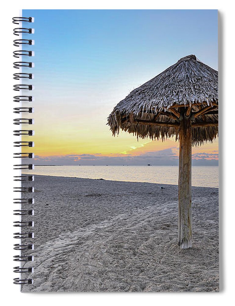 Beach Spiral Notebook featuring the photograph Never Forgotten by Christopher Rice