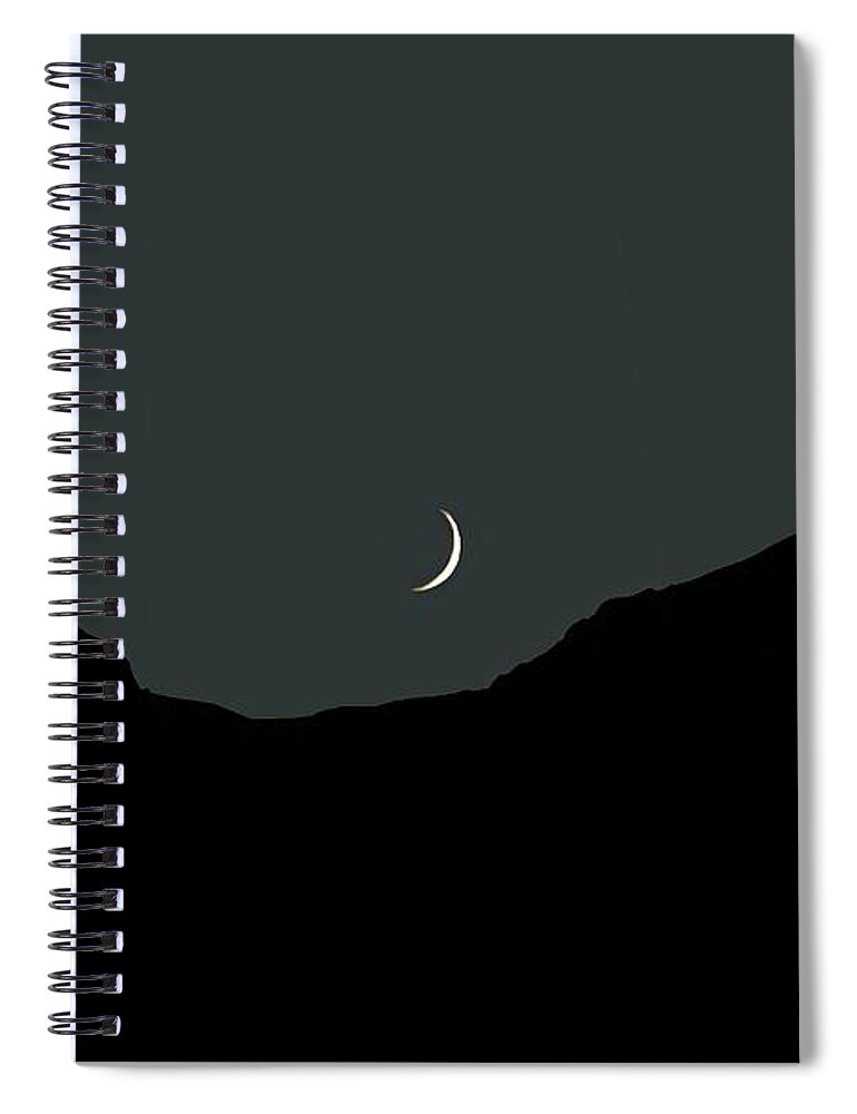 Jon Burch Spiral Notebook featuring the photograph Never Summer Range Moonset by Jon Burch Photography
