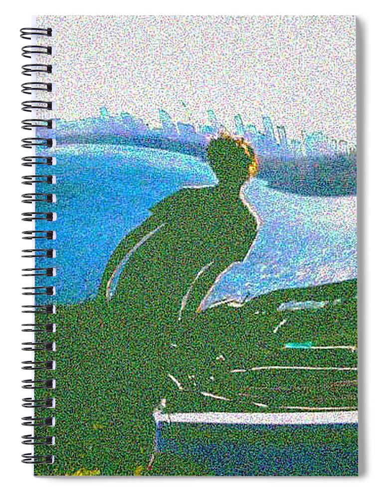 Landscape Spiral Notebook featuring the photograph New Horizons by Ankya Klay