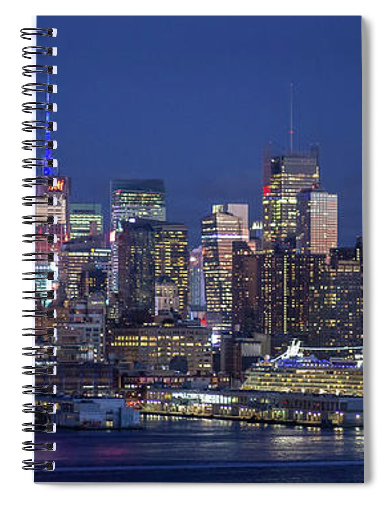 New York City Spiral Notebook featuring the photograph New York City by Marco Crupi