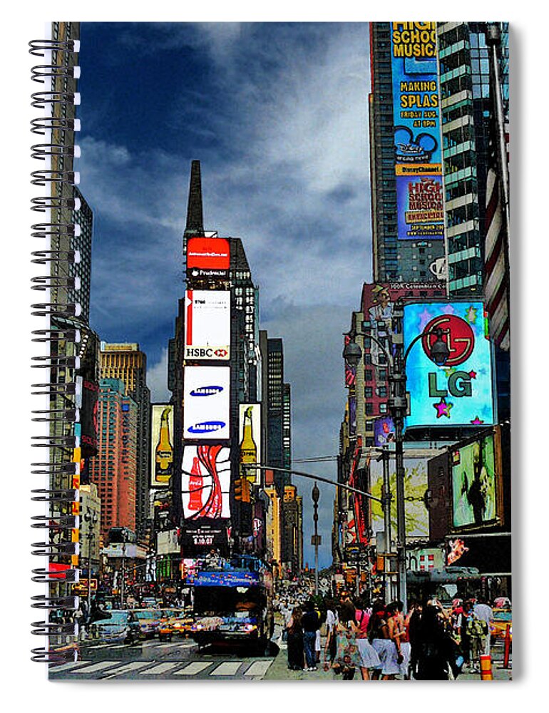 New York City Spiral Notebook featuring the photograph New York, New York by Jeff Breiman