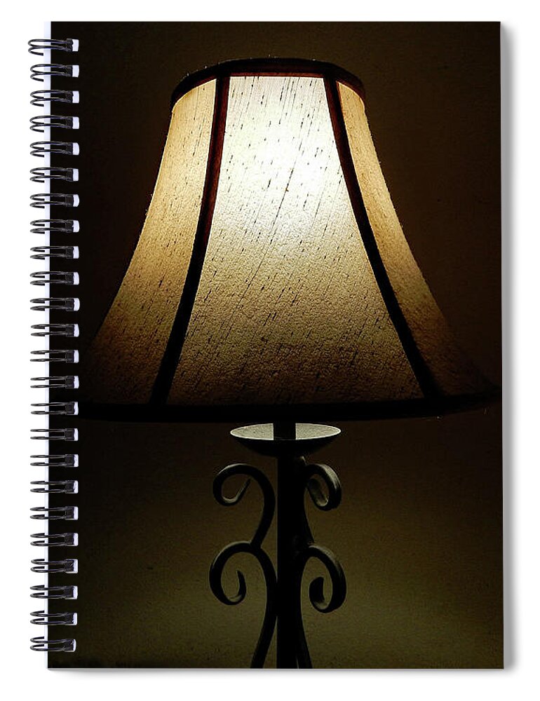 Light Spiral Notebook featuring the photograph Night Light by Andrew Lawrence