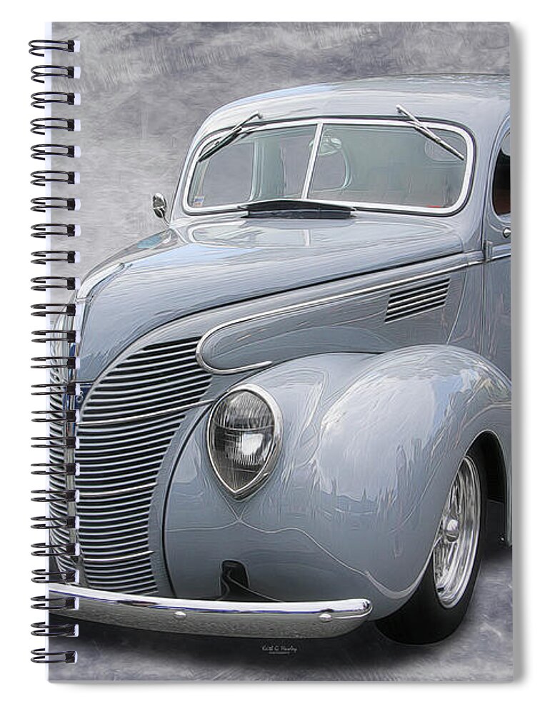 Car Spiral Notebook featuring the photograph Nineteen 39 by Keith Hawley
