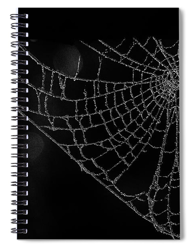 Frozen Spiral Notebook featuring the photograph No One Home by Jimmy Chuck Smith