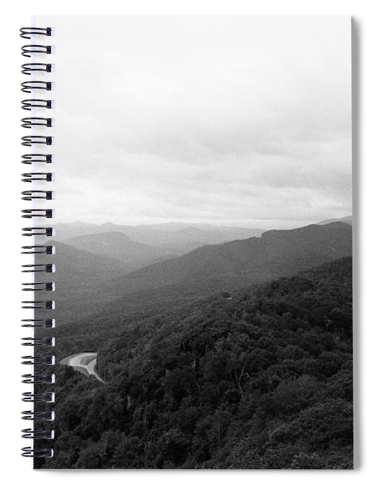 Mountains Spiral Notebook featuring the photograph North Carolina Views by Richie Parks