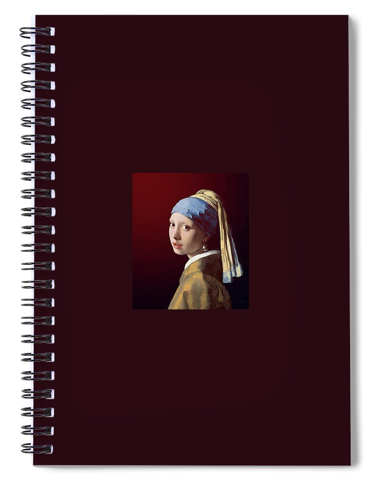  Spiral Notebook featuring the photograph Novel Ideas Cover by David Bridburg