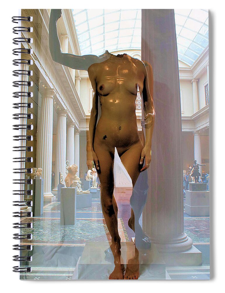 Nude Spiral Notebook featuring the photograph Nudus by Richard Barone
