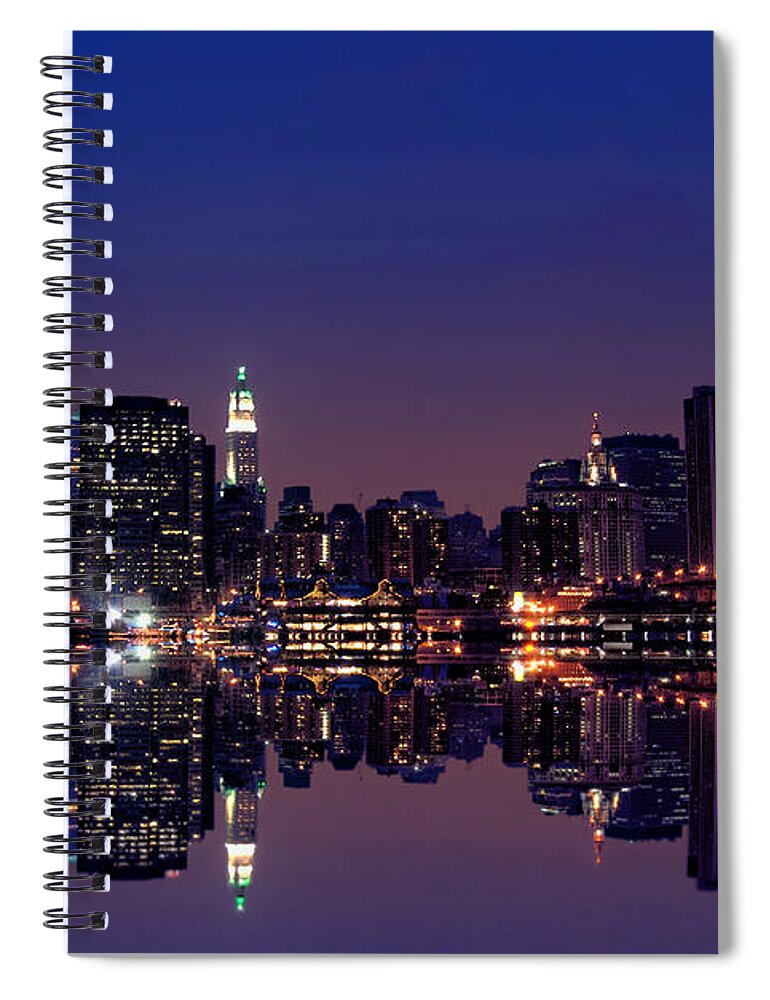 New York City Spiral Notebook featuring the photograph NYC Skyline New York City USA by Sabine Jacobs