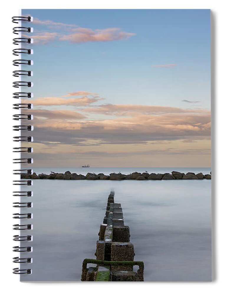 Aberdeen Spiral Notebook featuring the photograph Oasis - Aberdeen Beach by Veli Bariskan