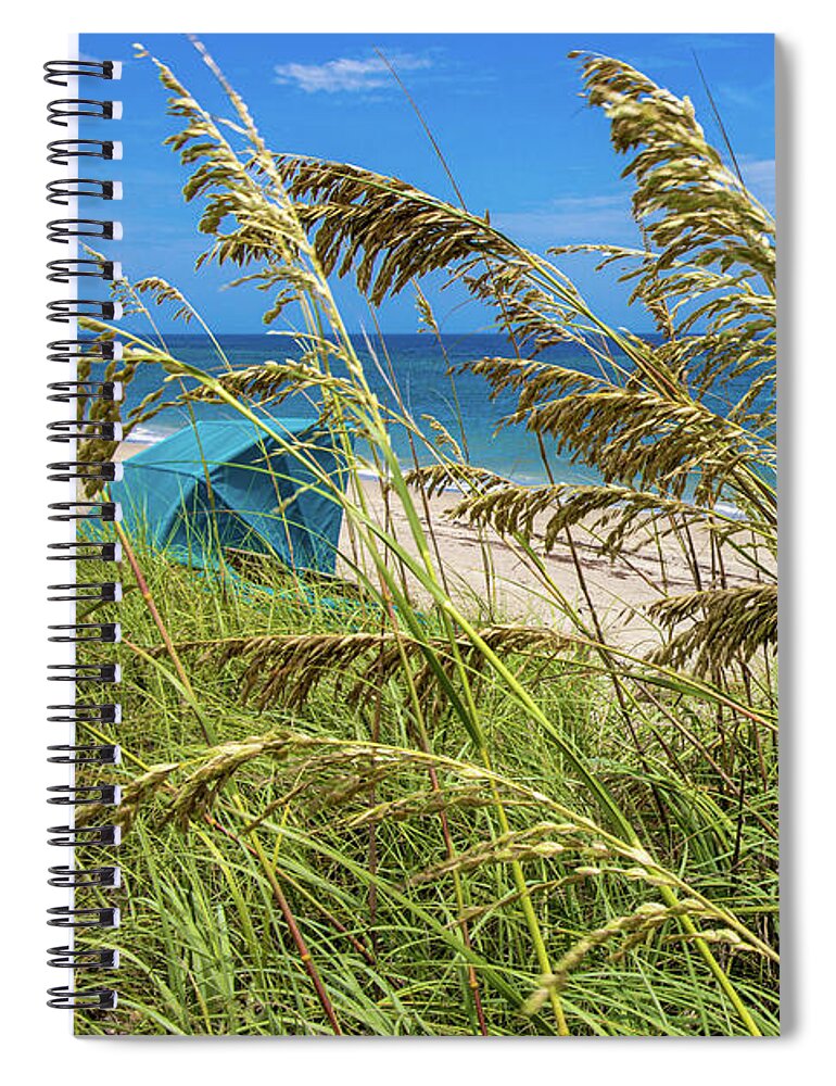 Beach Dune Spiral Notebook featuring the photograph Ocean Beach Dunes by Blair Damson