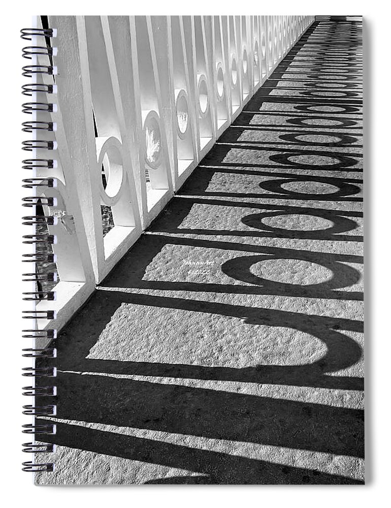 Art Deco Spiral Notebook featuring the photograph Odd Man Out by John Anderson
