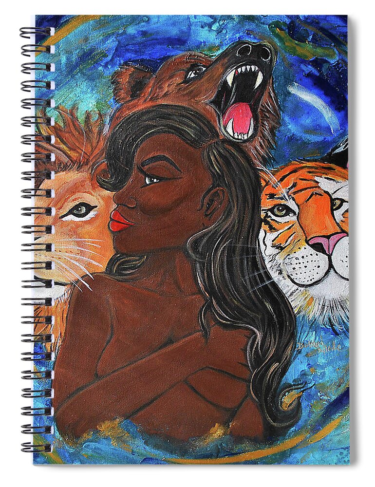  Spiral Notebook featuring the photograph Oh My by Diamin Nicole