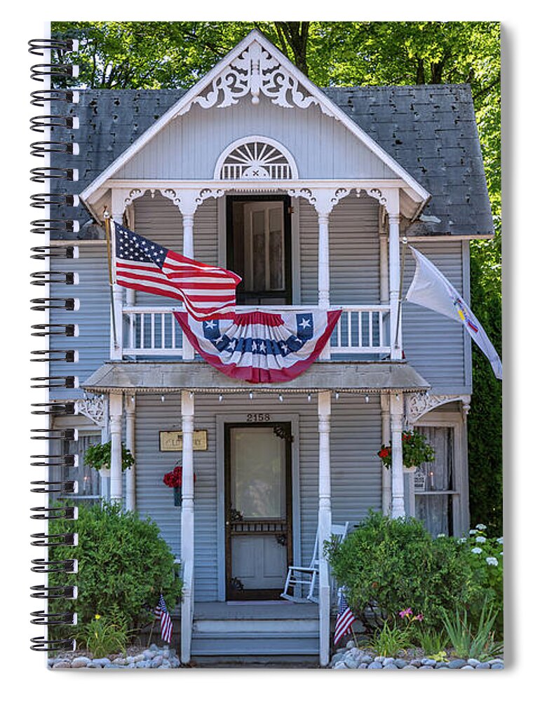 Bay View Spiral Notebook featuring the photograph Old Glory by Robert Carter