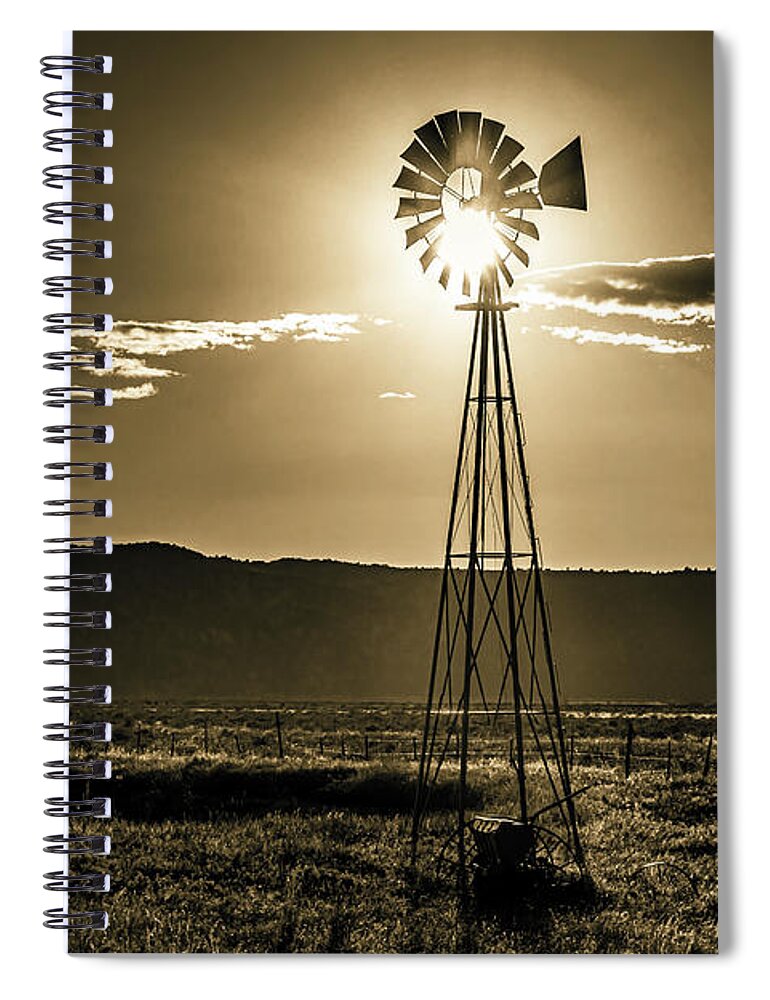 Rust Spiral Notebook featuring the photograph Old Reliable by Mike Lee