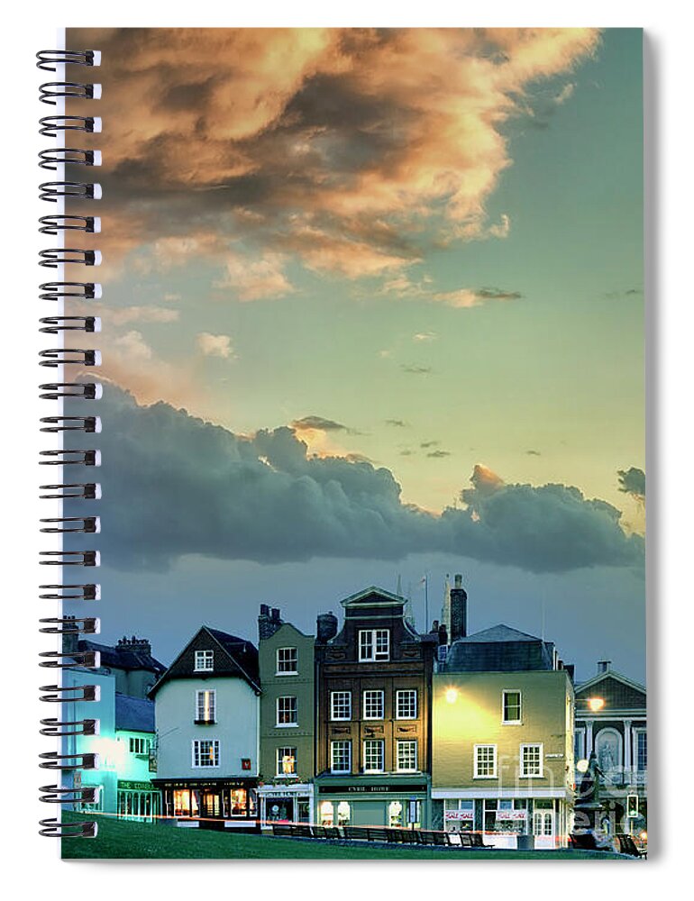 Nag839094a Spiral Notebook featuring the photograph Old Windsor by Edmund Nagele FRPS