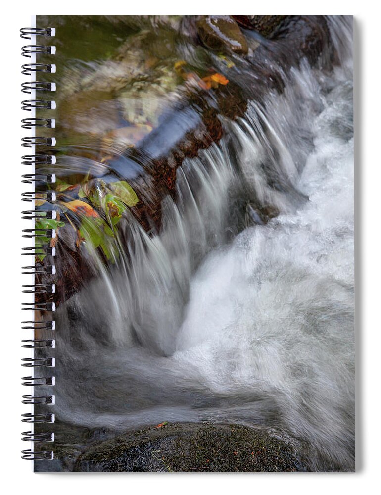 Olema Creek Spiral Notebook featuring the photograph Olema Creek, West Marin by Donald Kinney
