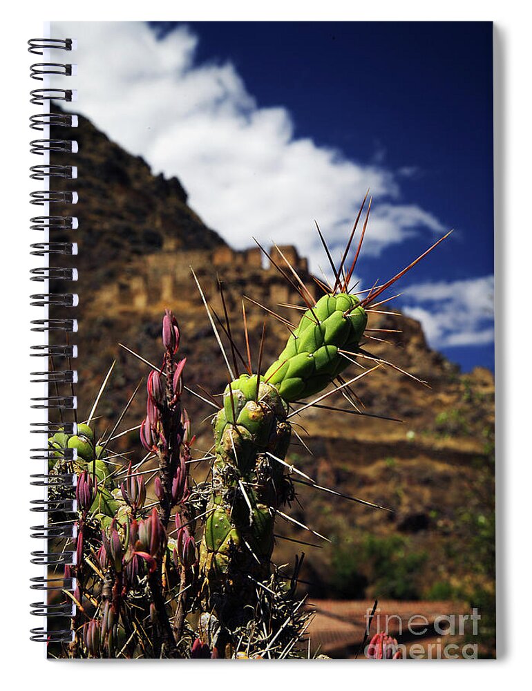 Ollantaytambo Spiral Notebook featuring the photograph Ollantaytambo by David Little-Smith