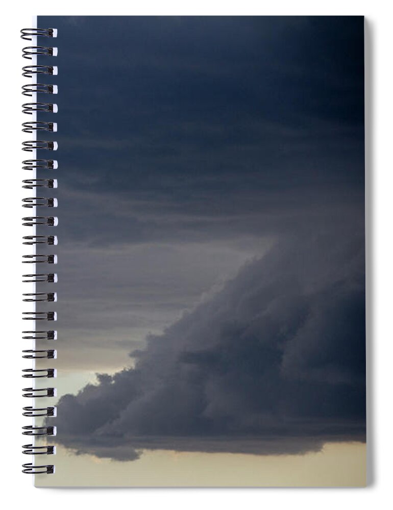 Nebraskasc Spiral Notebook featuring the photograph On My Way to Wray Colorado 032 by Dale Kaminski