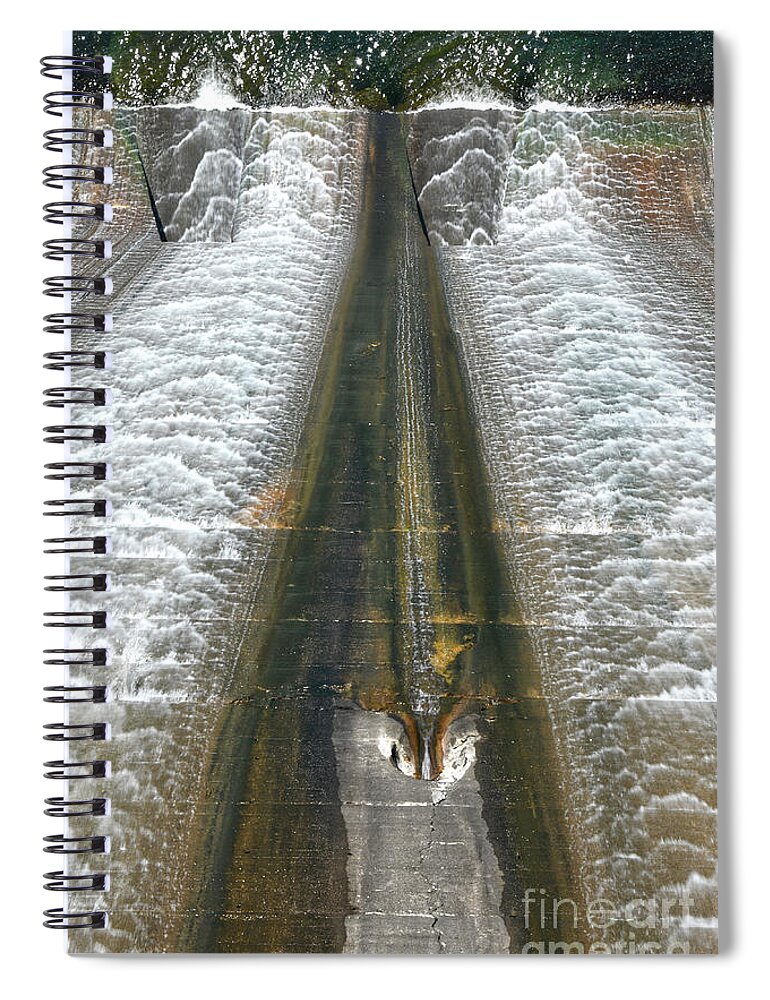 Norris Dam Spiral Notebook featuring the photograph On The Road 12 by Phil Perkins