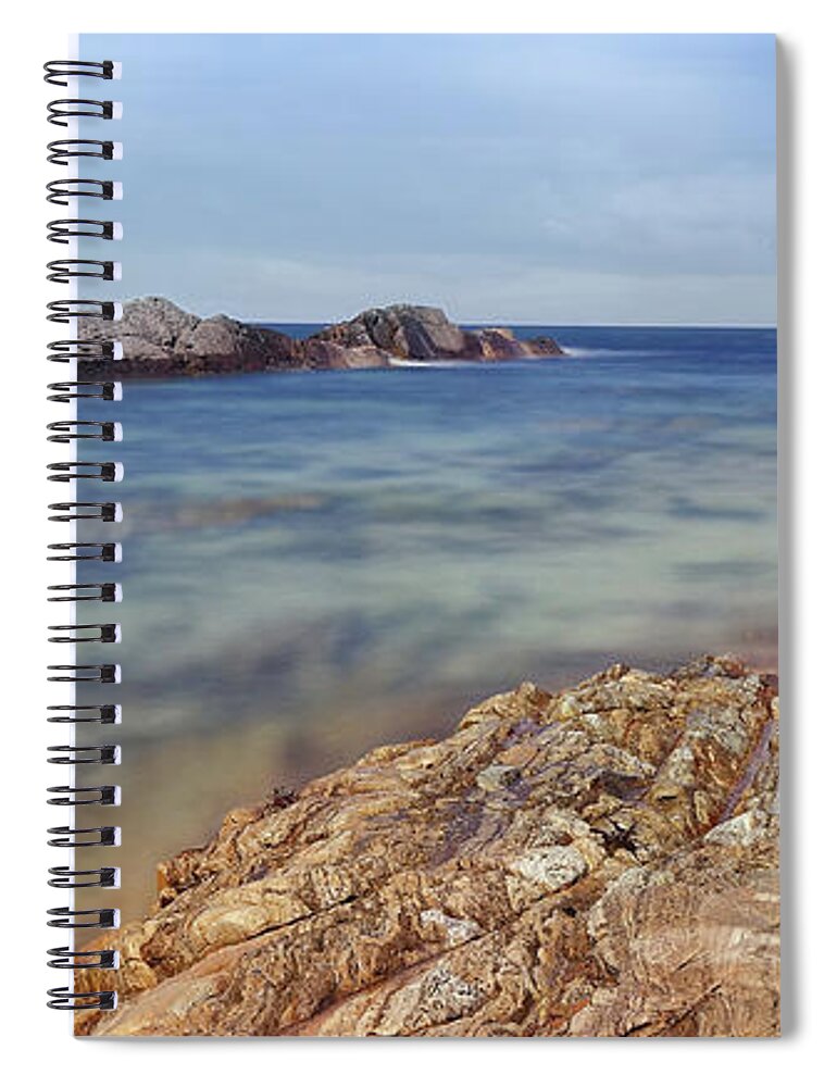 Forster Photography Spiral Notebook featuring the digital art On The Rocks Forster 88226 by Kevin Chippindall