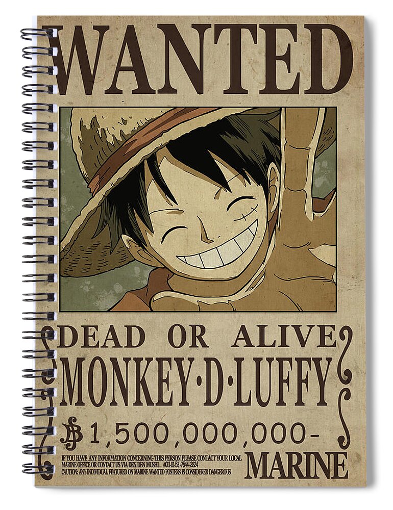 One Piece Wanted Poster - LUFFY Jigsaw Puzzle by Niklas Andersen