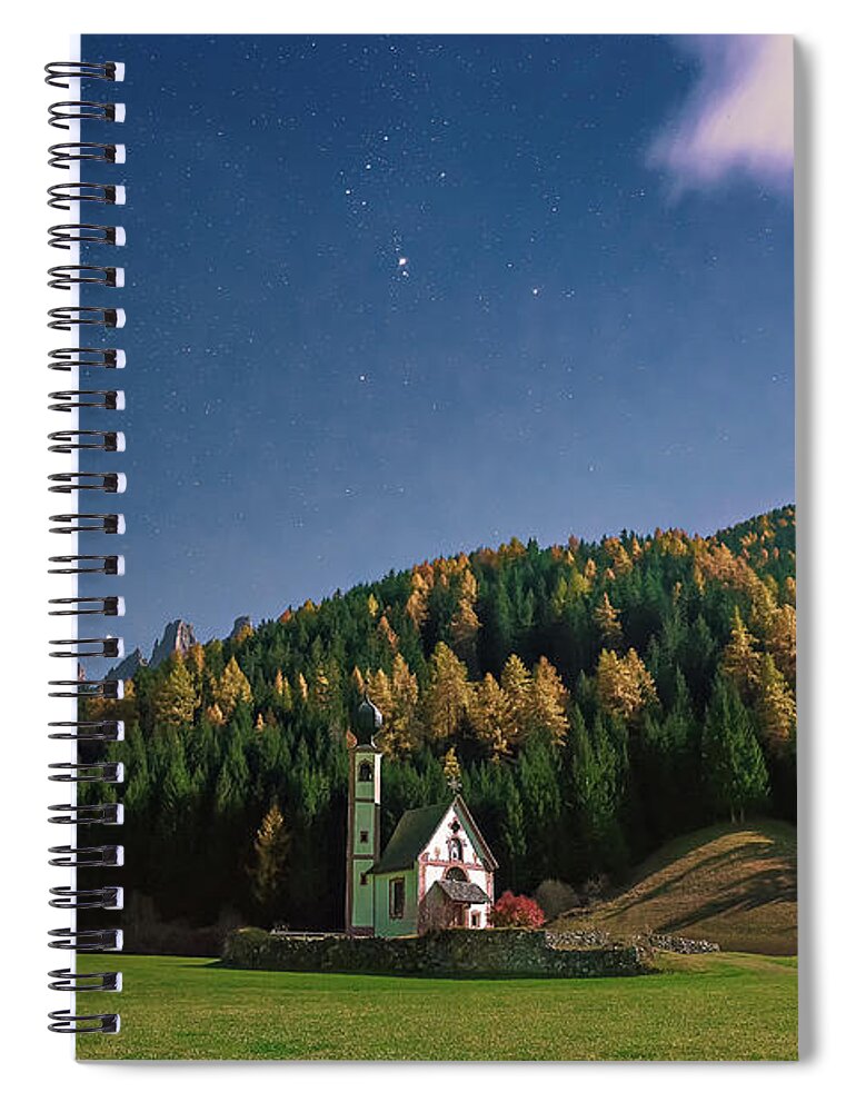 Santa Maddalena Spiral Notebook featuring the photograph Orion by Elias Pentikis