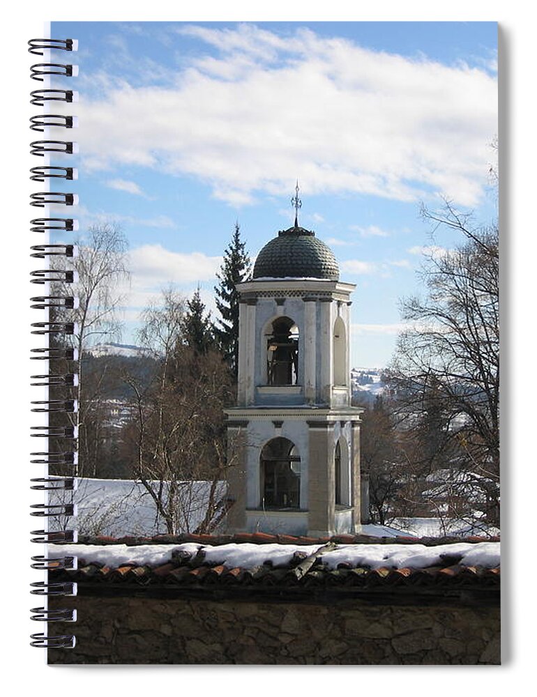  Spiral Notebook featuring the photograph Orthodox Church by Annamaria Frost