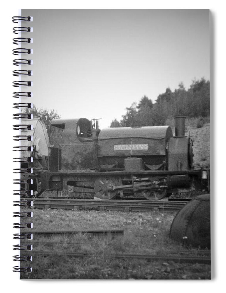 Steam Spiral Notebook featuring the photograph Out Of Steam by Justin Farrimond