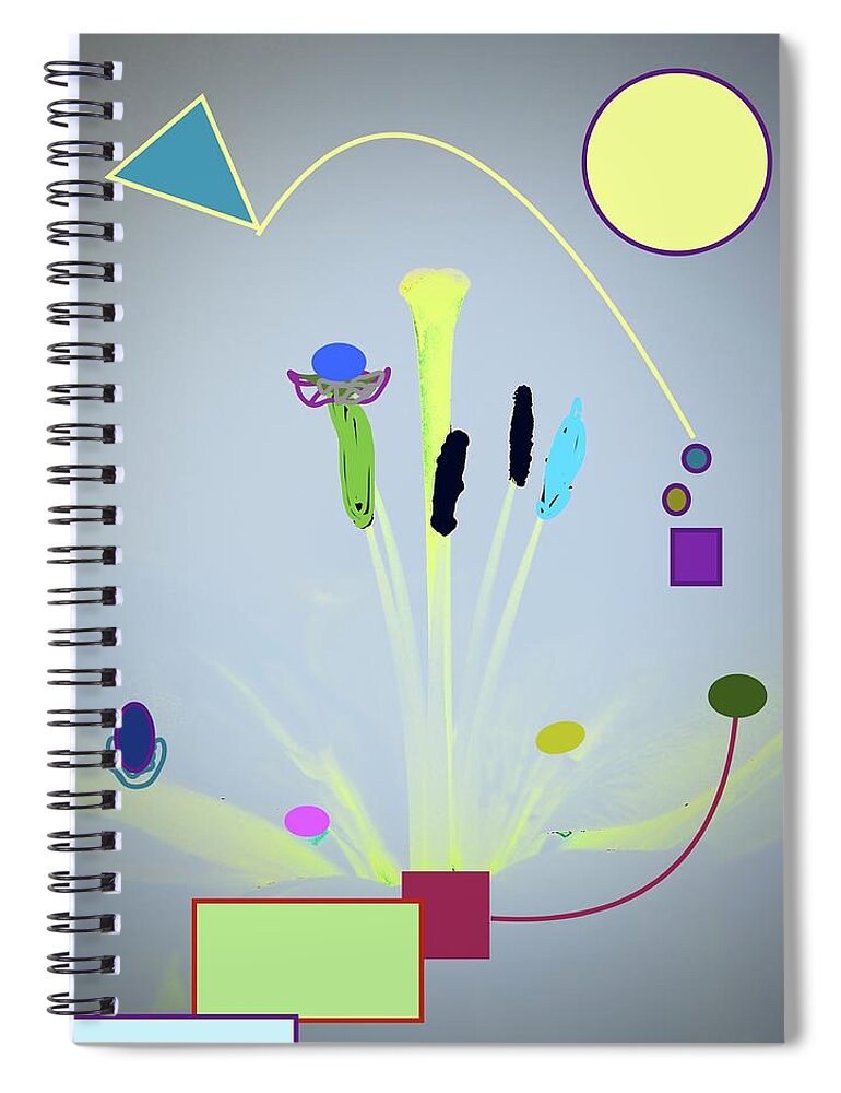 Abstract Spiral Notebook featuring the photograph Out Of The Box by Alida M Haslett