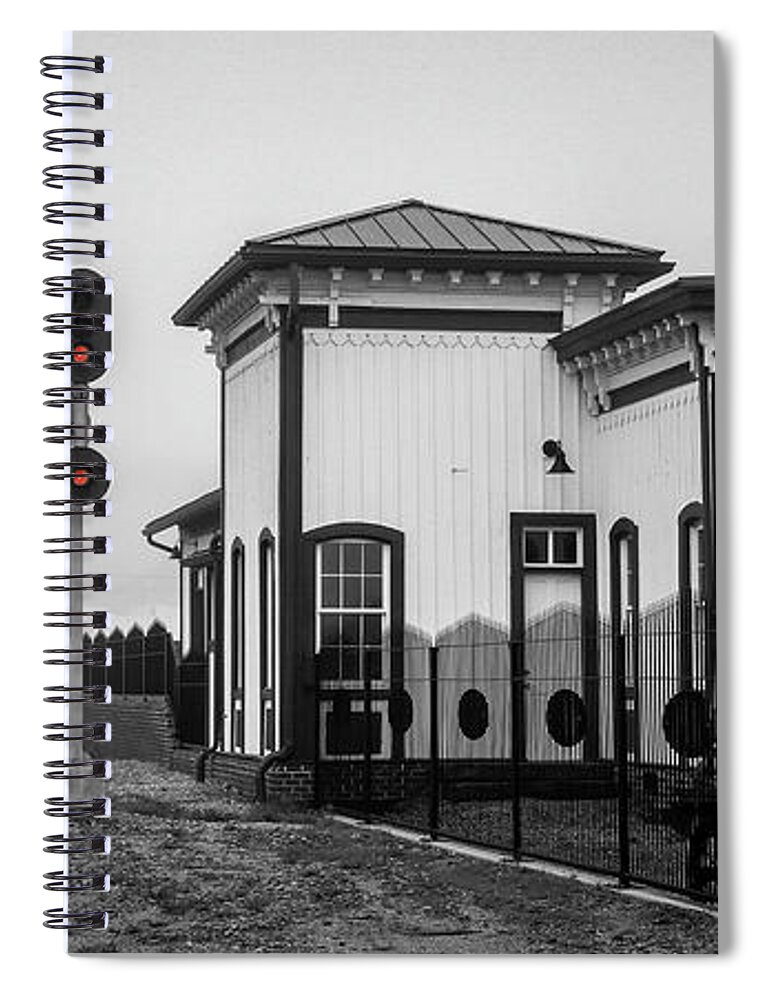 Rural Retreat Spiral Notebook featuring the photograph Out of the Fog by Dale R Carlson