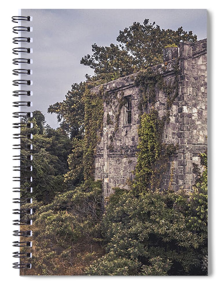 Warehouse Spiral Notebook featuring the photograph Over Grown #1 by Steve Stanger