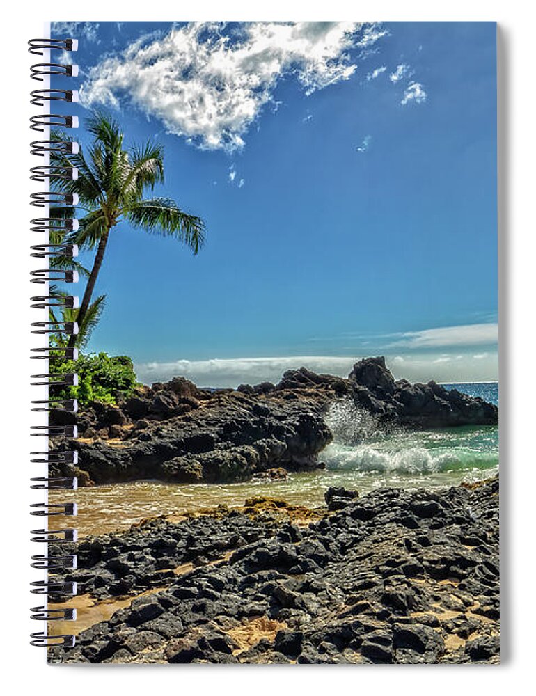 Hawaii Coves Spiral Notebook featuring the photograph Paako Cove #2 by Chris Spencer