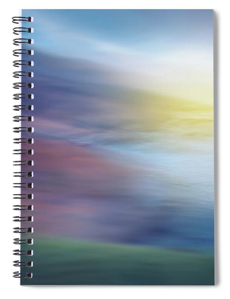 Photography Spiral Notebook featuring the digital art Pacific Coast Mist by Terry Davis