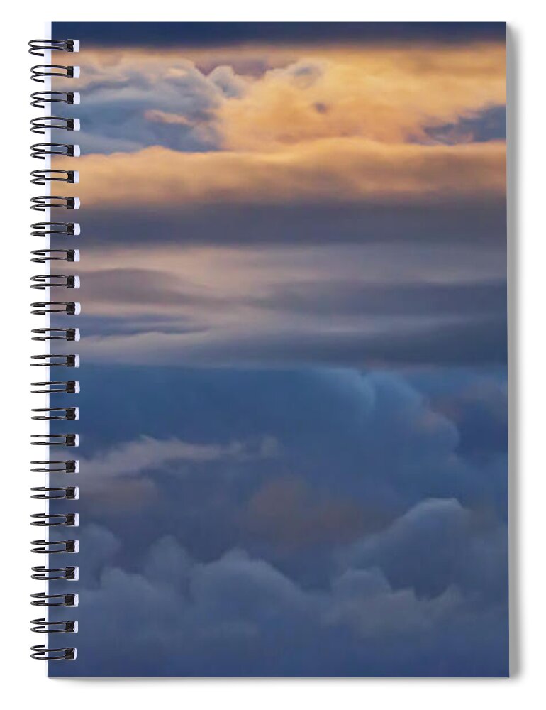 Pacific Skies Spiral Notebook featuring the photograph Pacific Skies by John Haldane