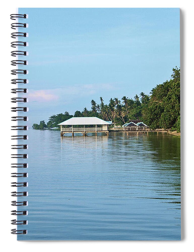 Asia Spiral Notebook featuring the photograph Palawan Resort by David Desautel