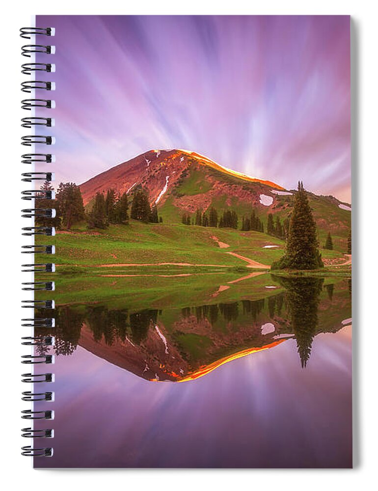Colorado Spiral Notebook featuring the photograph Paradise Calling by Darren White