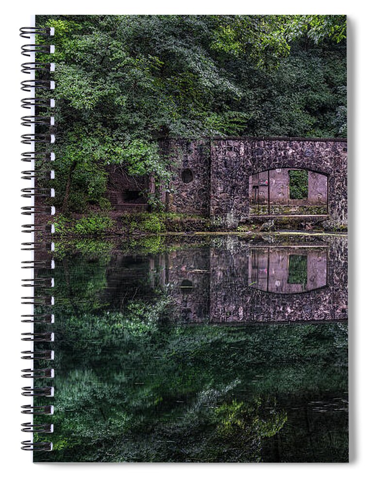 Paradise Springs Spiral Notebook featuring the photograph Paradise Reflections by Brad Bellisle