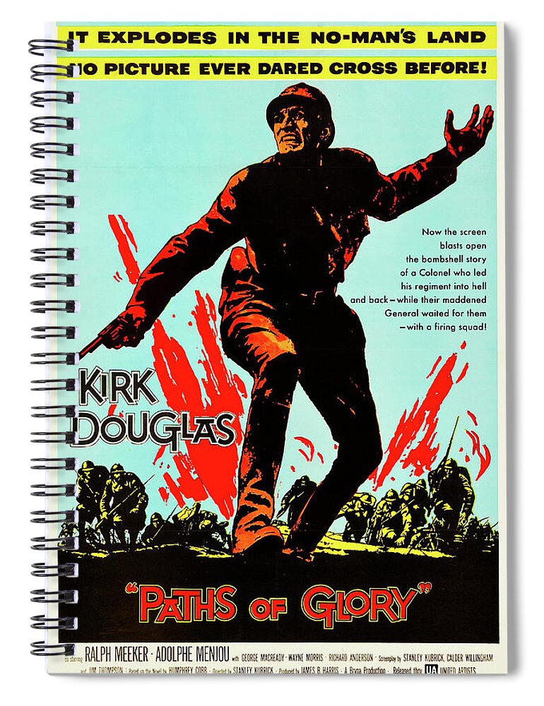 Paths Of Glory Spiral Notebook featuring the photograph Paths of Glory, 1957 by Vintage Hollywood Archive