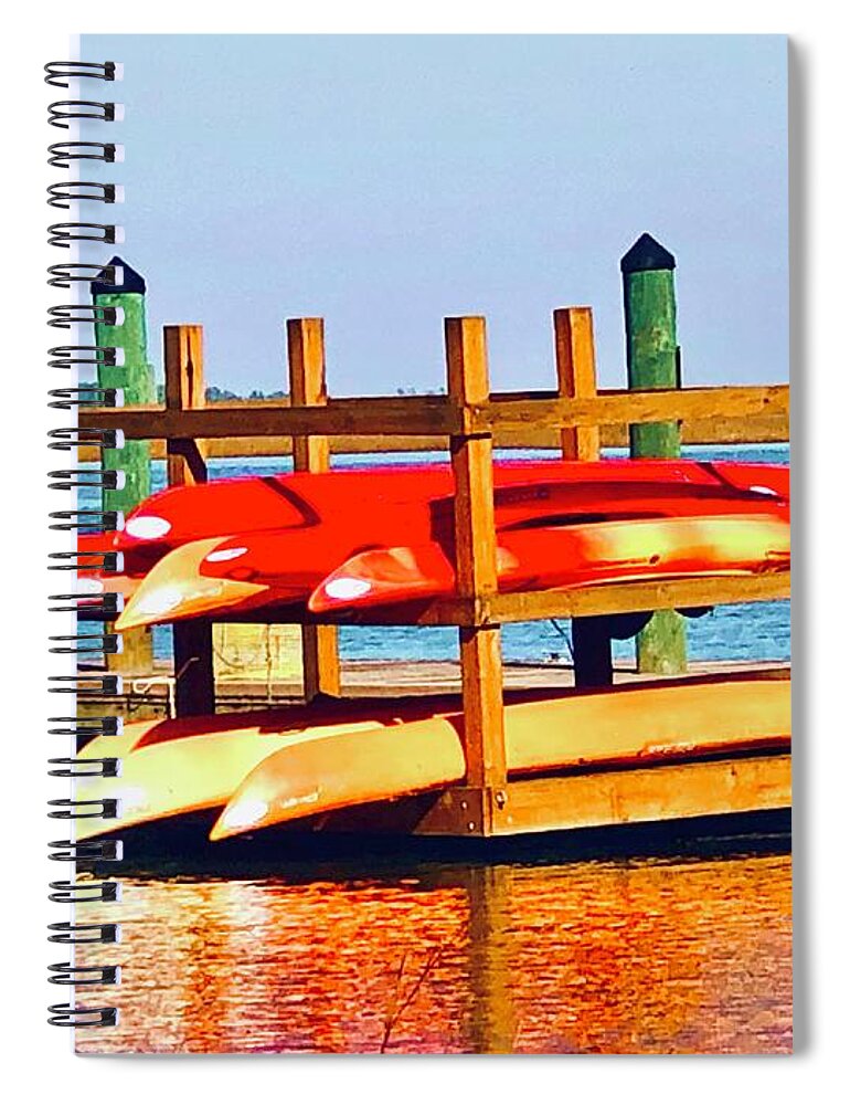Landscape Spiral Notebook featuring the photograph Patiently Waiting by Michael Stothard