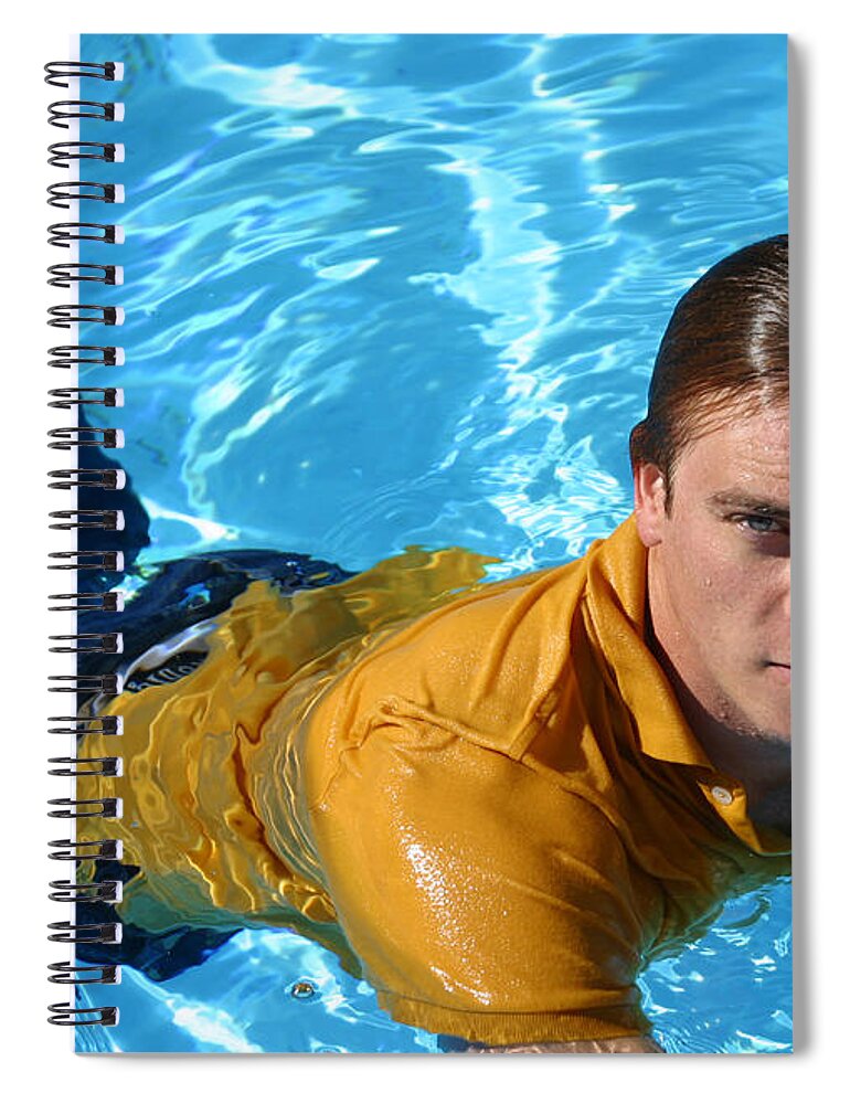 Dv8.ca Spiral Notebook featuring the photograph Patrick by Jim Whitley