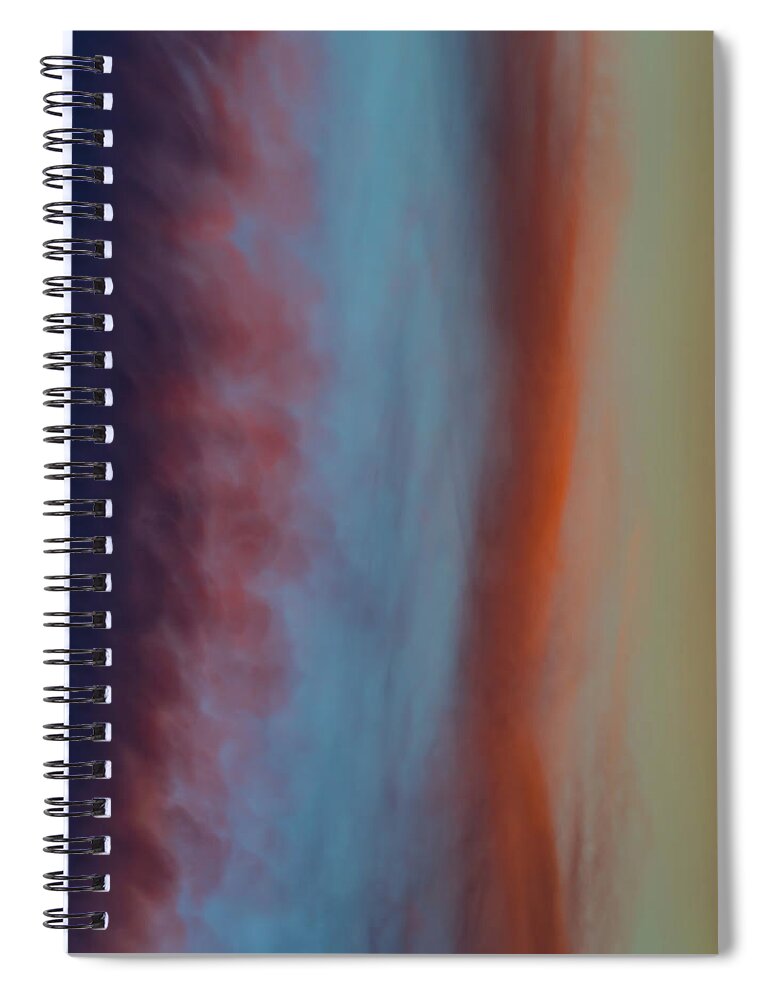 2021 Spiral Notebook featuring the photograph Peach Country Abstract by Charles Hite