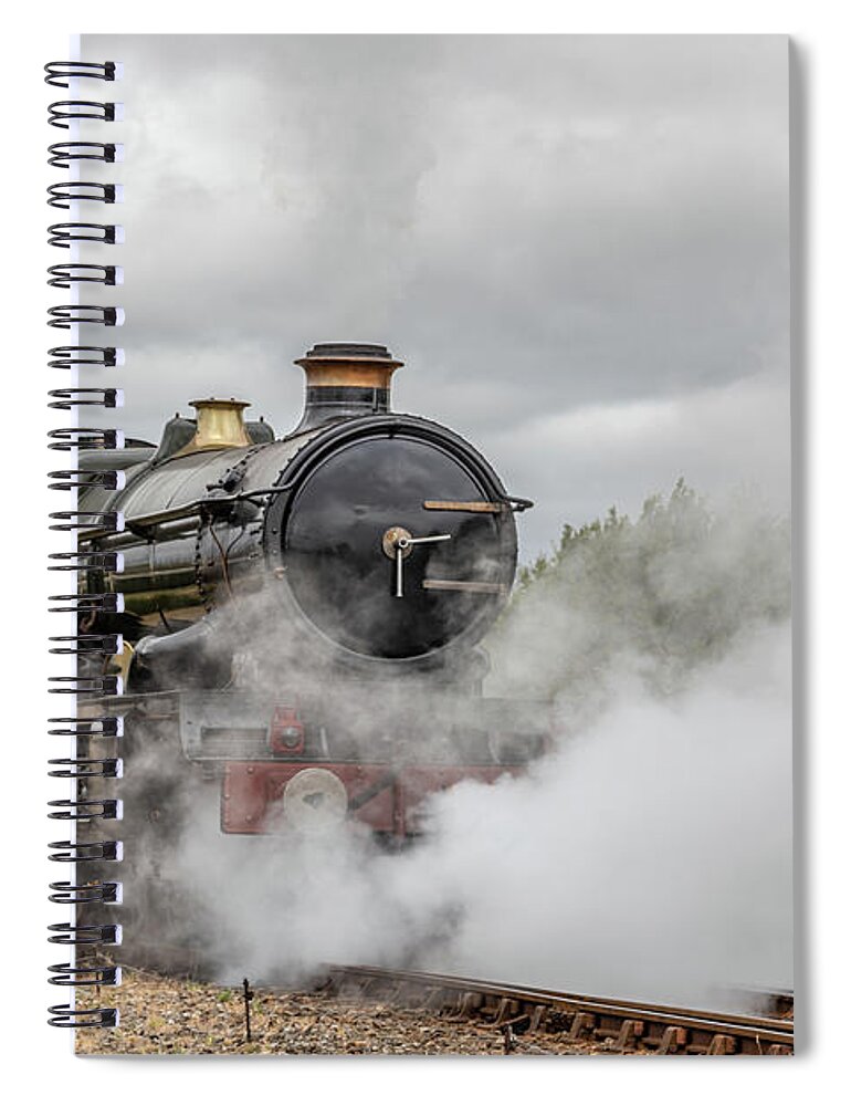 Train Spiral Notebook featuring the photograph Pendennis Castle by Shirley Mitchell