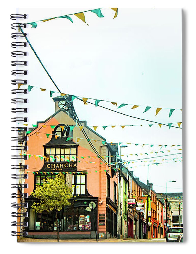 Ireland Spiral Notebook featuring the photograph Pennants by Edward Shmunes