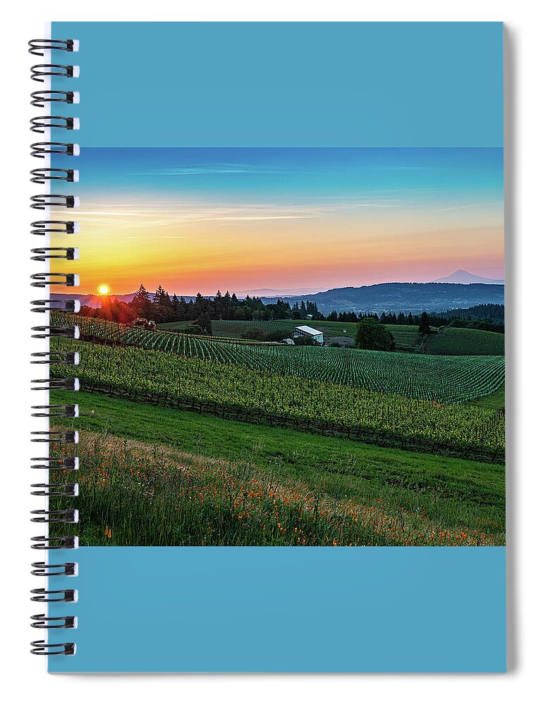 2019 Spiral Notebook featuring the photograph Perfect Day for a Wedding by Erin K Images