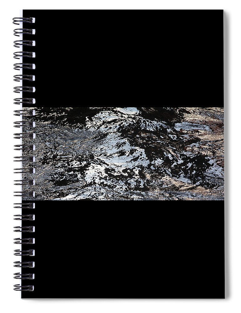 Water Spiral Notebook featuring the photograph Photo Foil by Linda Bonaccorsi