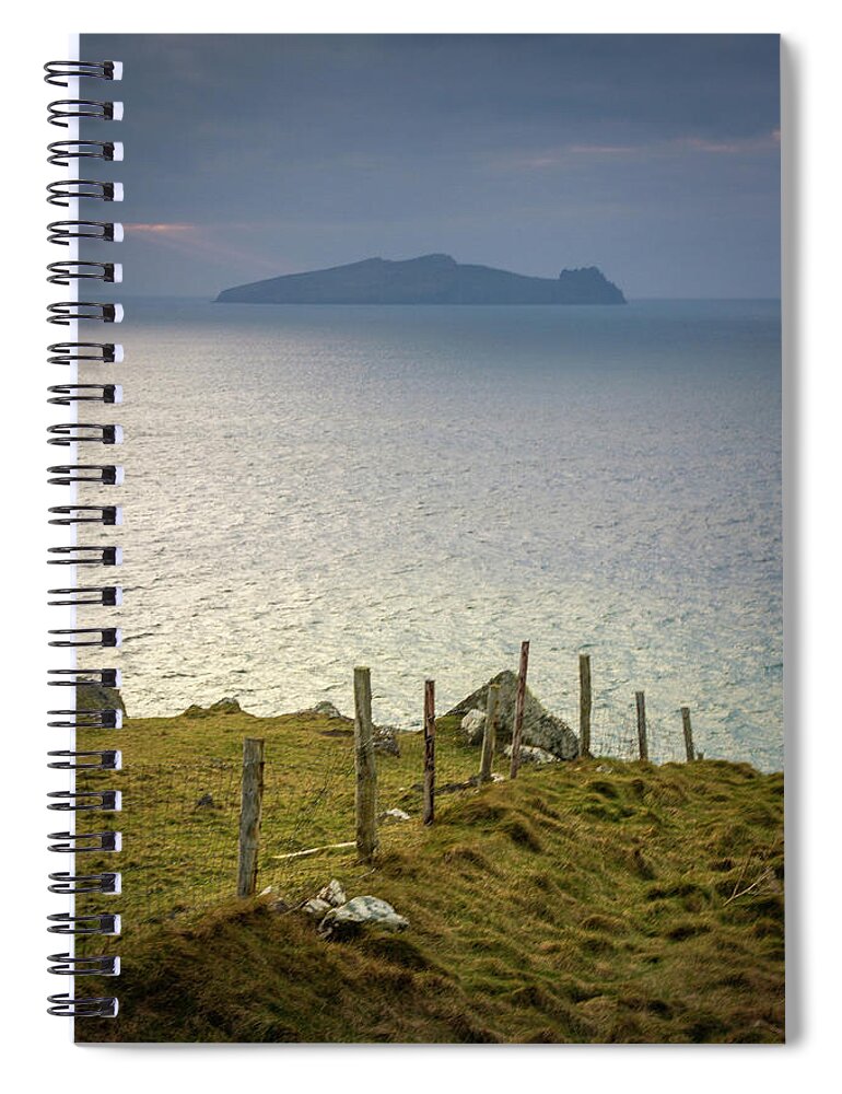 Coast Spiral Notebook featuring the photograph Picketed Sleeping Giant by Mark Callanan